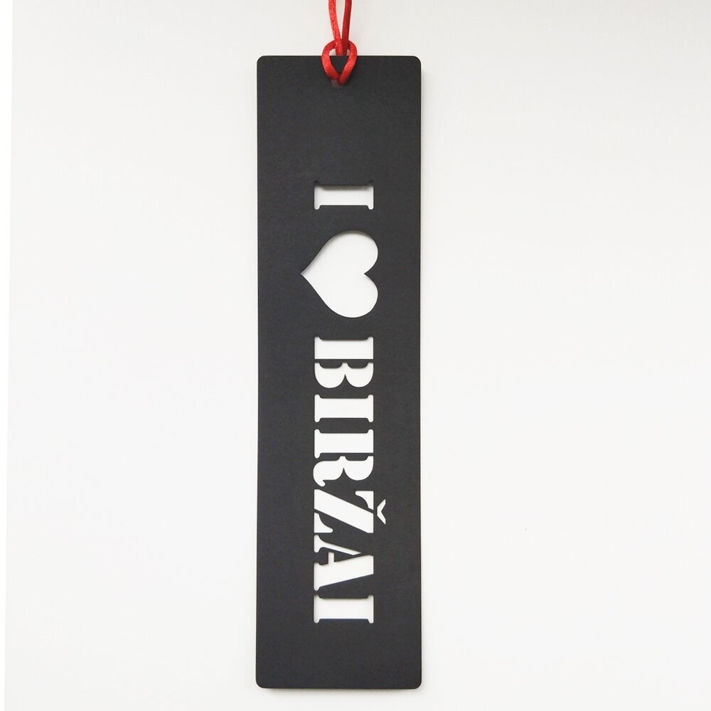 Knygų skirtukas I love Biržai 1