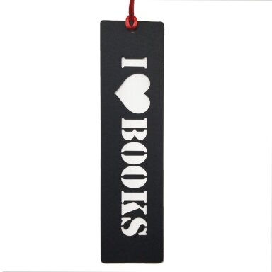 Knygų skirtukas "I love books"