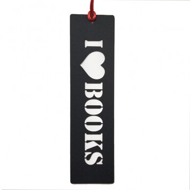 Knygų skirtukas "I love books" Knygų skirtukas "I love books"