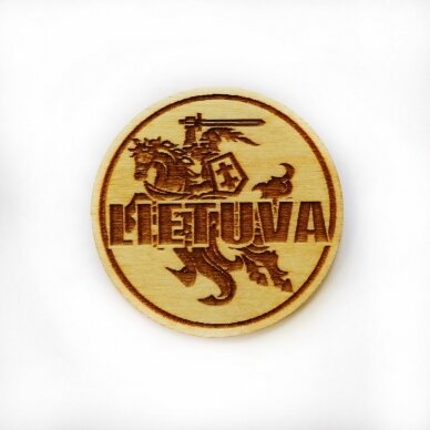 Medinis magnetukas "Lietuva" Medinis magnetukas "Lietuva"
